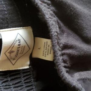 Linen shorts, 4 inch inseam, black, St. John's Bay never worn. Size L